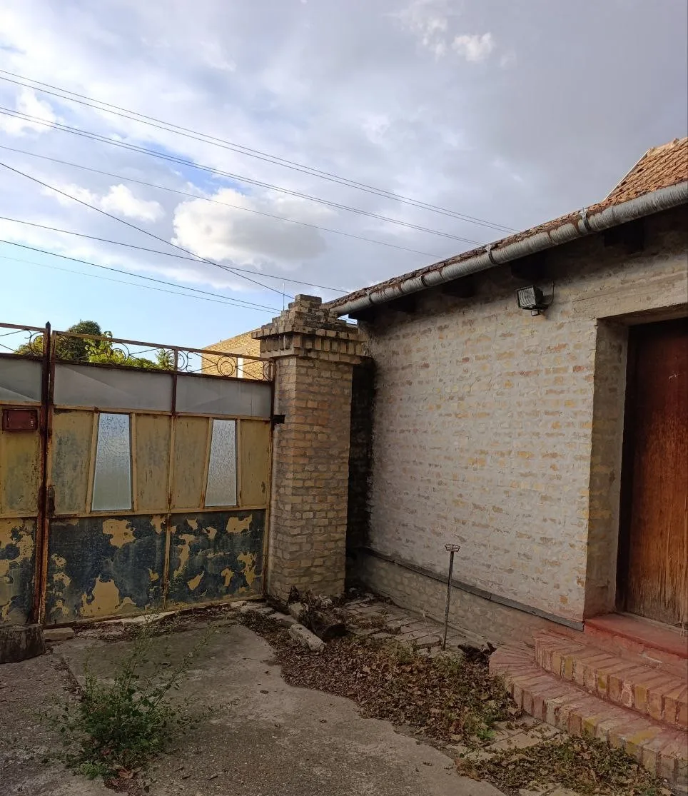 Дом с большим участком в центре села. 50 км до Нови Сада.